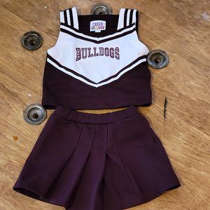 Girls cheerleading uniform